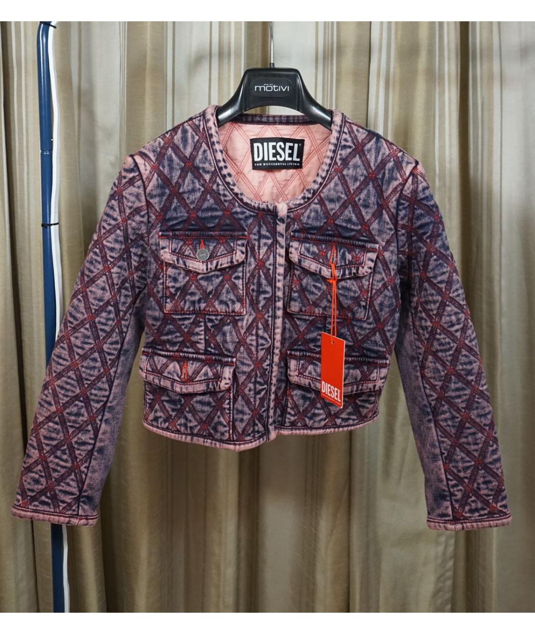 DIESEL Розовая деним куртка, фото 2