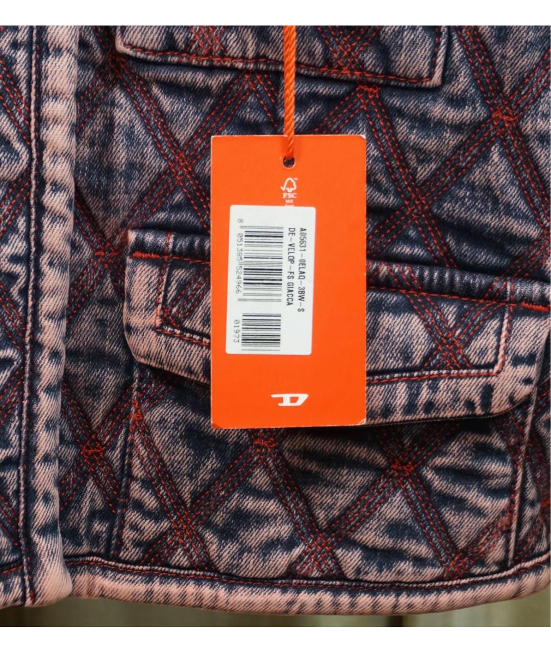 DIESEL Розовая деним куртка, фото 5