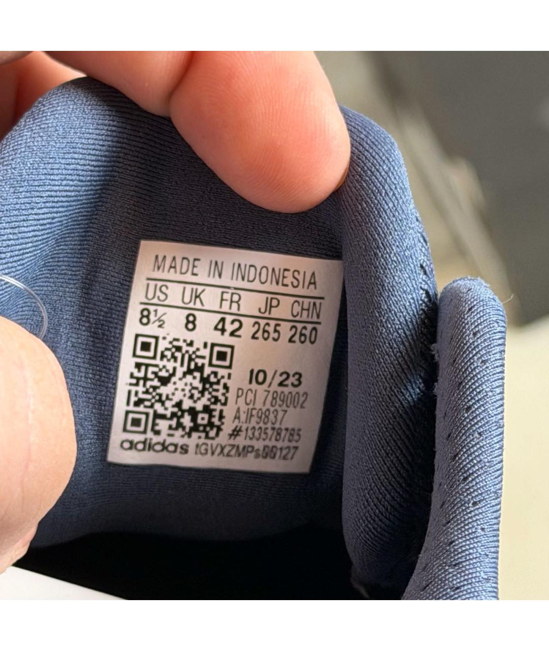 ADIDAS Серые текстильные низкие кроссовки / кеды, фото 8