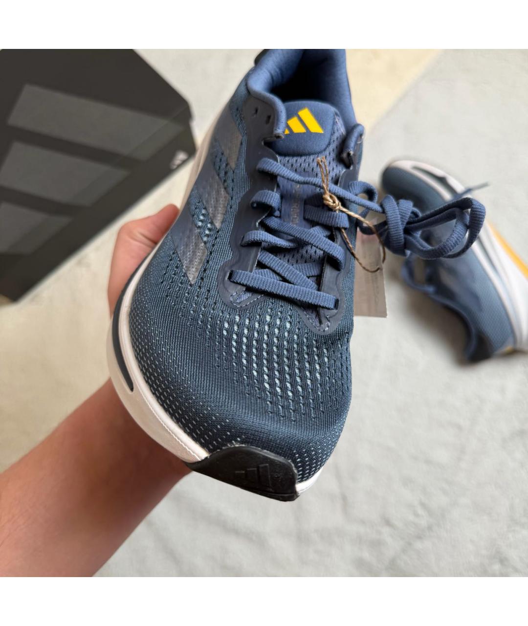 ADIDAS Серые текстильные низкие кроссовки / кеды, фото 6