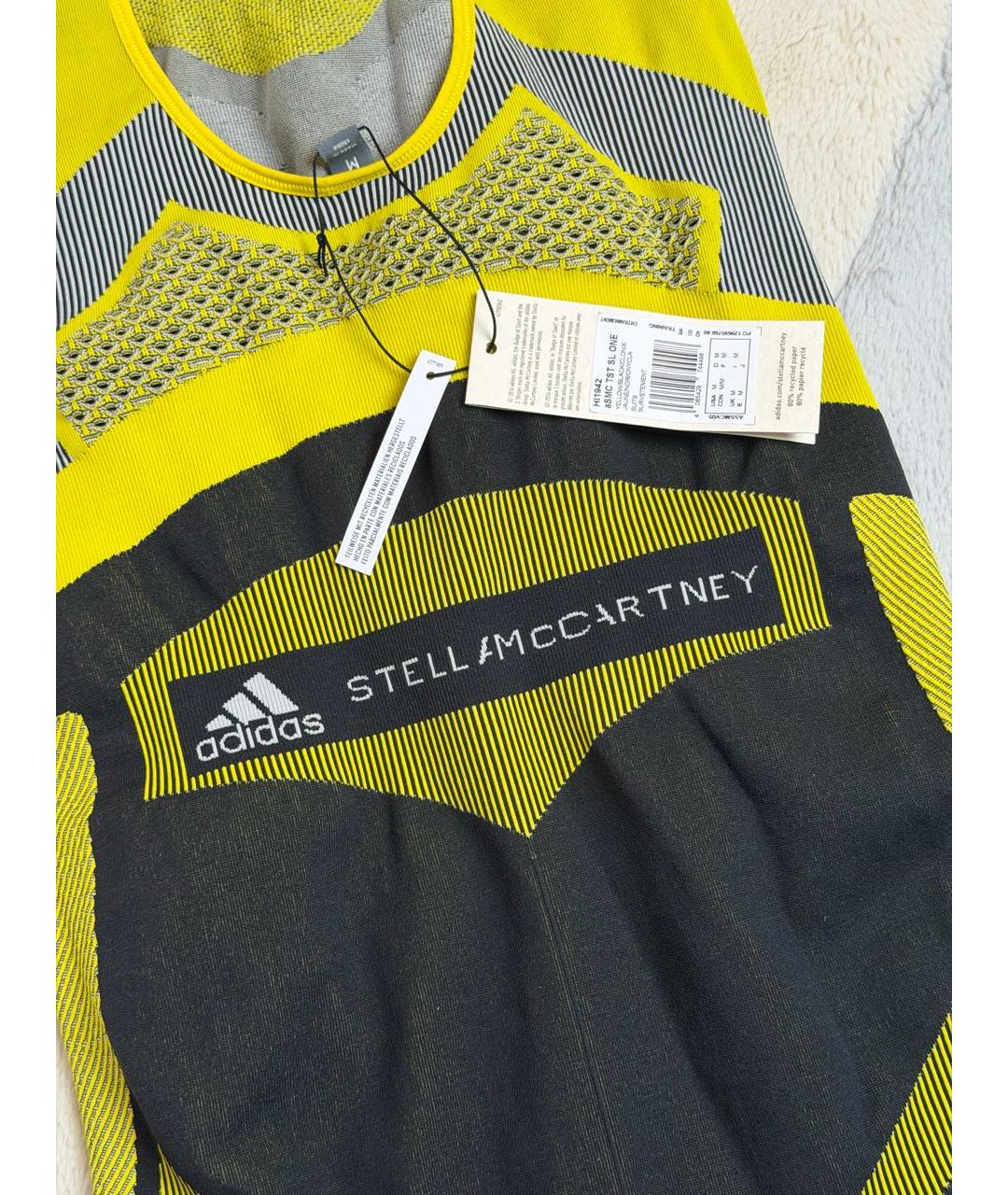 ADIDAS BY STELLA MCCARTNEY Желтый синтетический комбинезон, фото 3