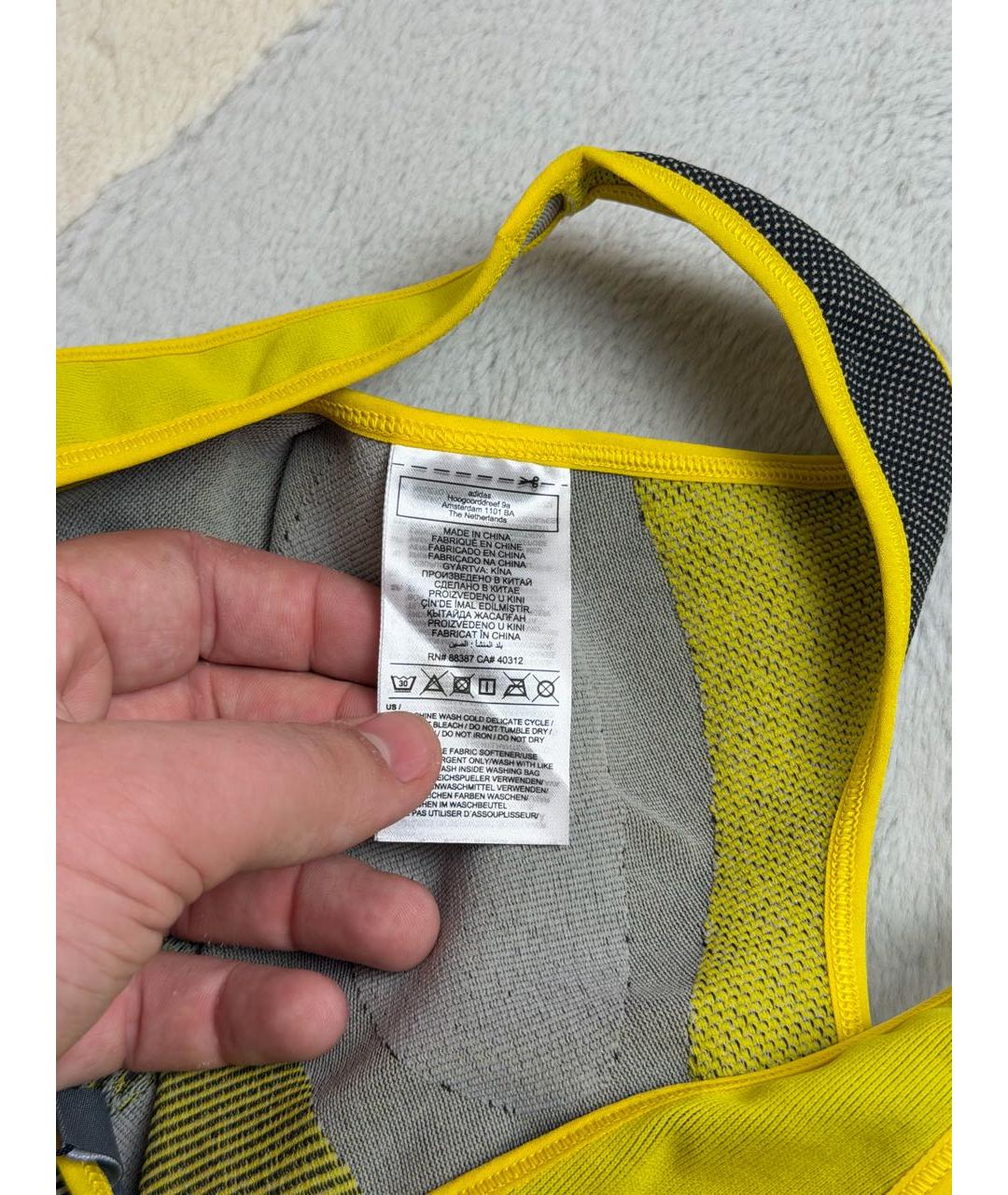 ADIDAS BY STELLA MCCARTNEY Желтый синтетический комбинезон, фото 6