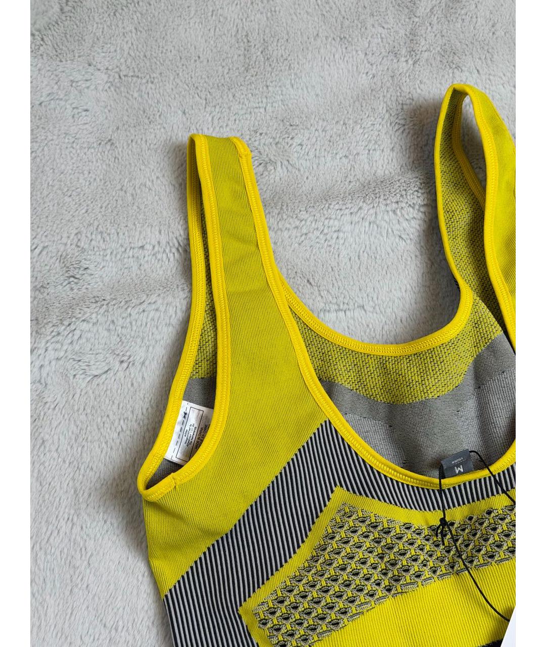 ADIDAS BY STELLA MCCARTNEY Желтый синтетический комбинезон, фото 4