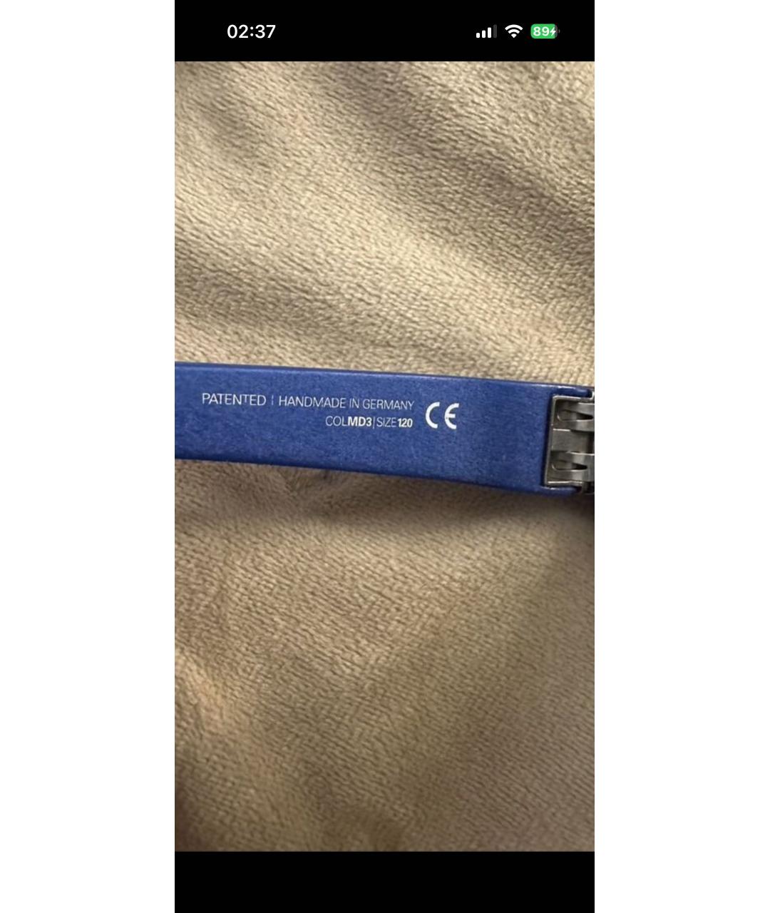 MYKITA Темно-синие пластиковые солнцезащитные очки, фото 5