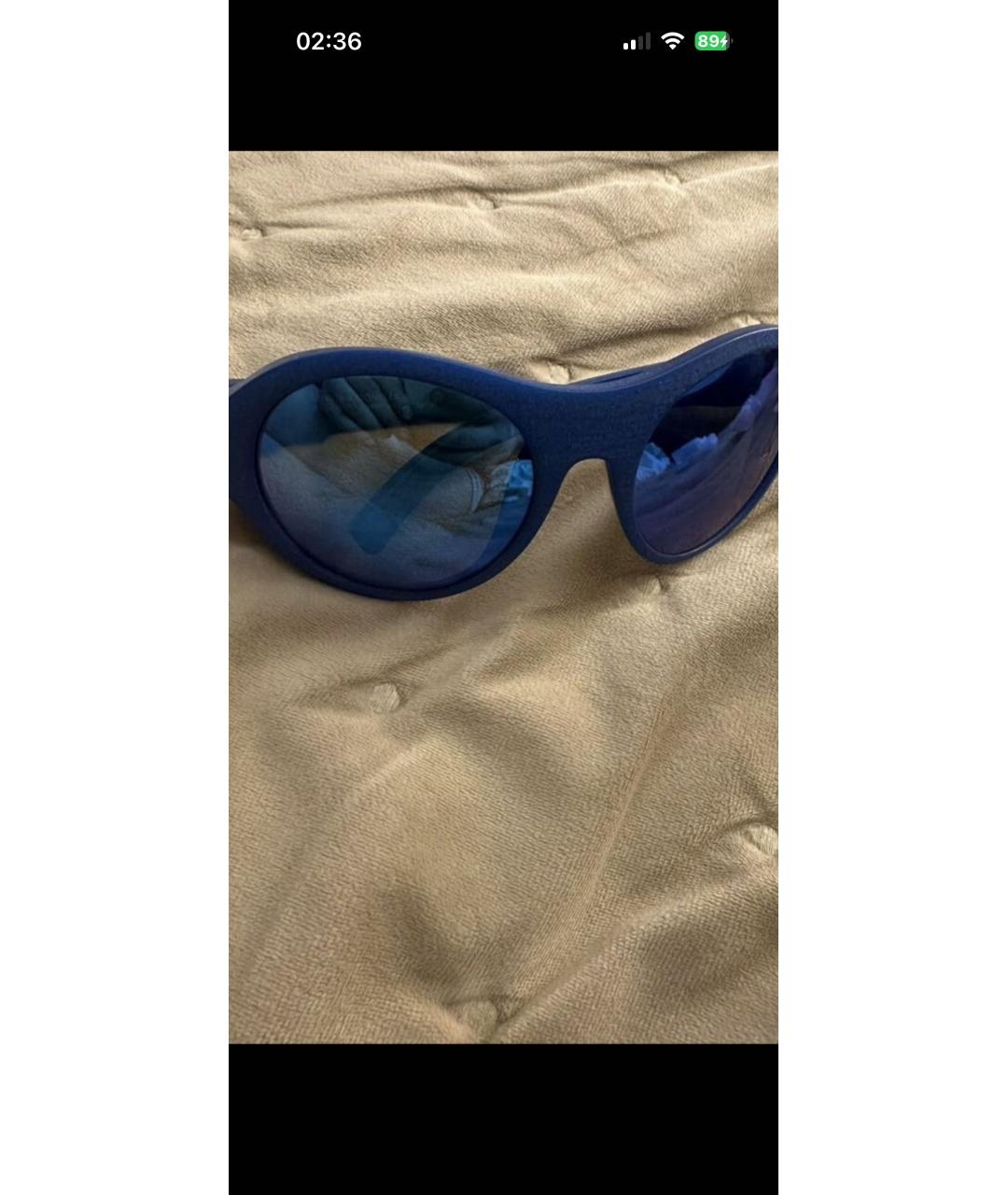 MYKITA Темно-синие пластиковые солнцезащитные очки, фото 2