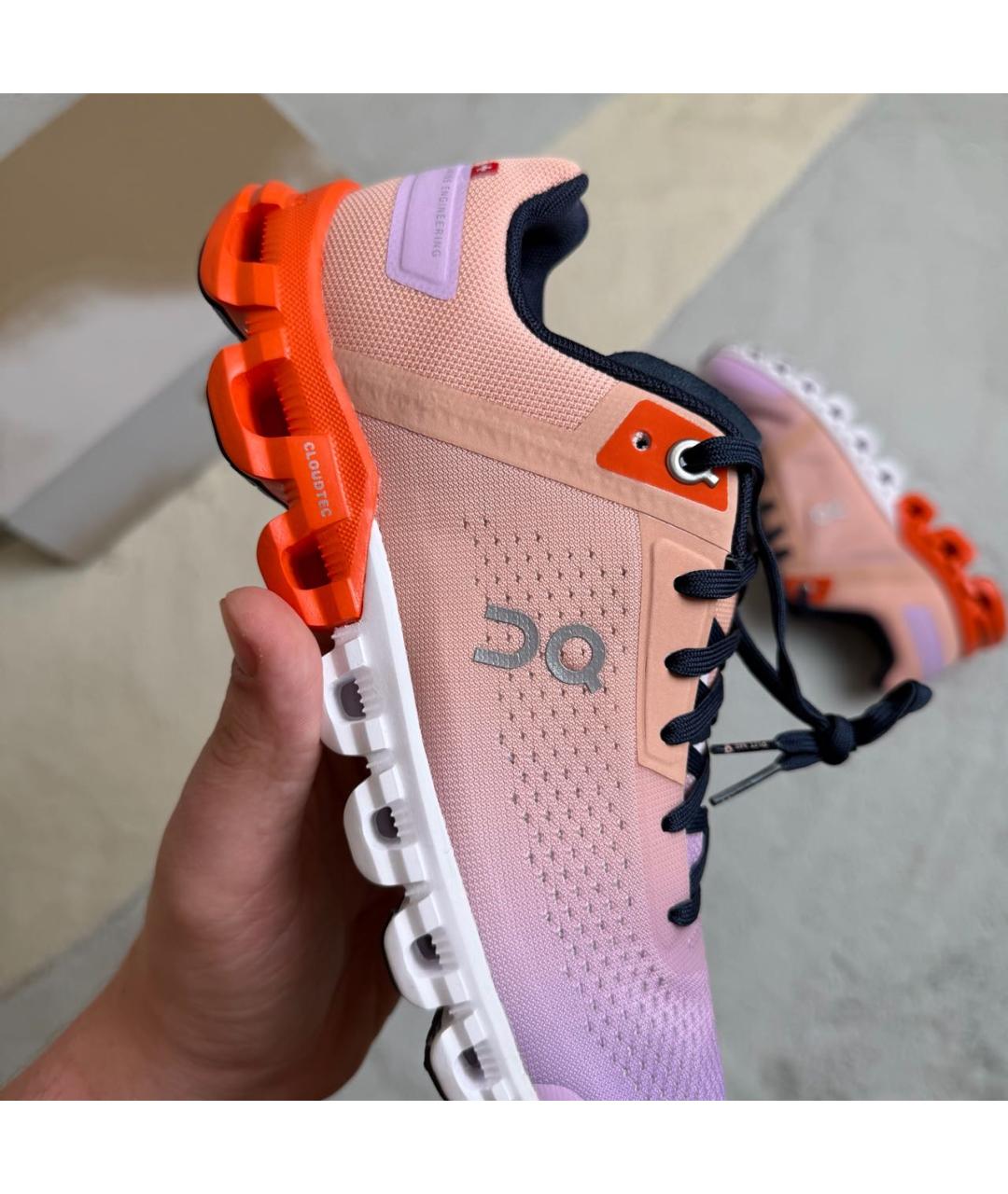 ON Коралловые текстильные кроссовки, фото 5
