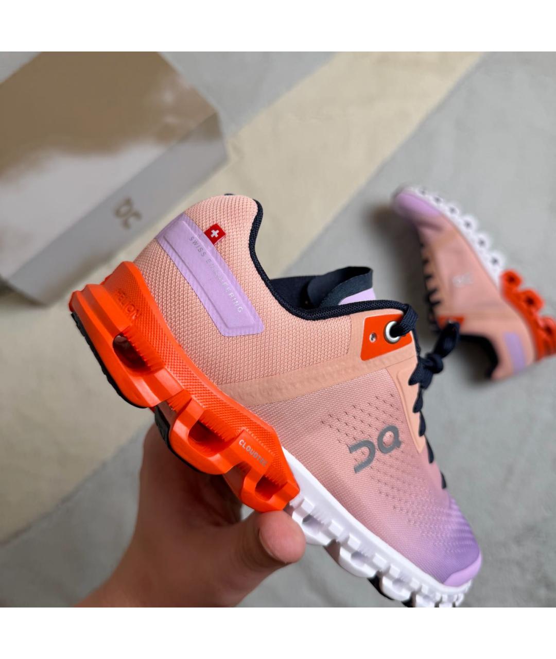ON Коралловые текстильные кроссовки, фото 4