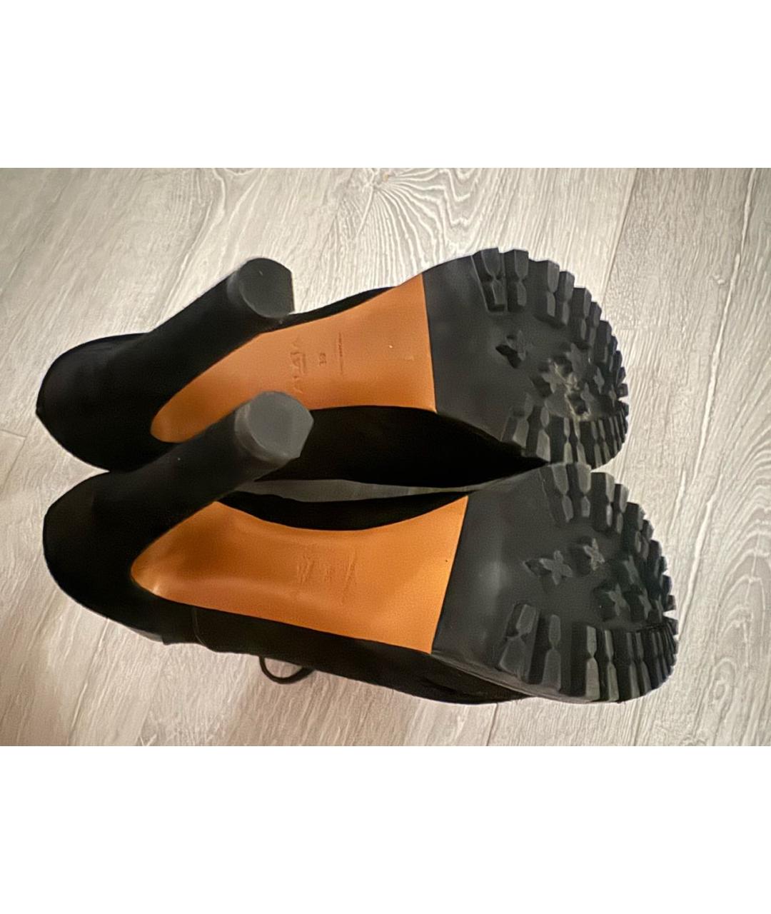 ALAIA Черные кожаные ботильоны, фото 5