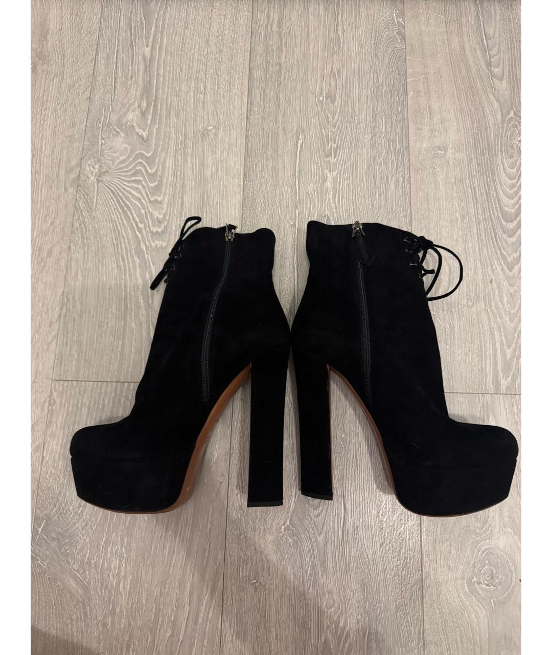 ALAIA Черные замшевые ботильоны, фото 3