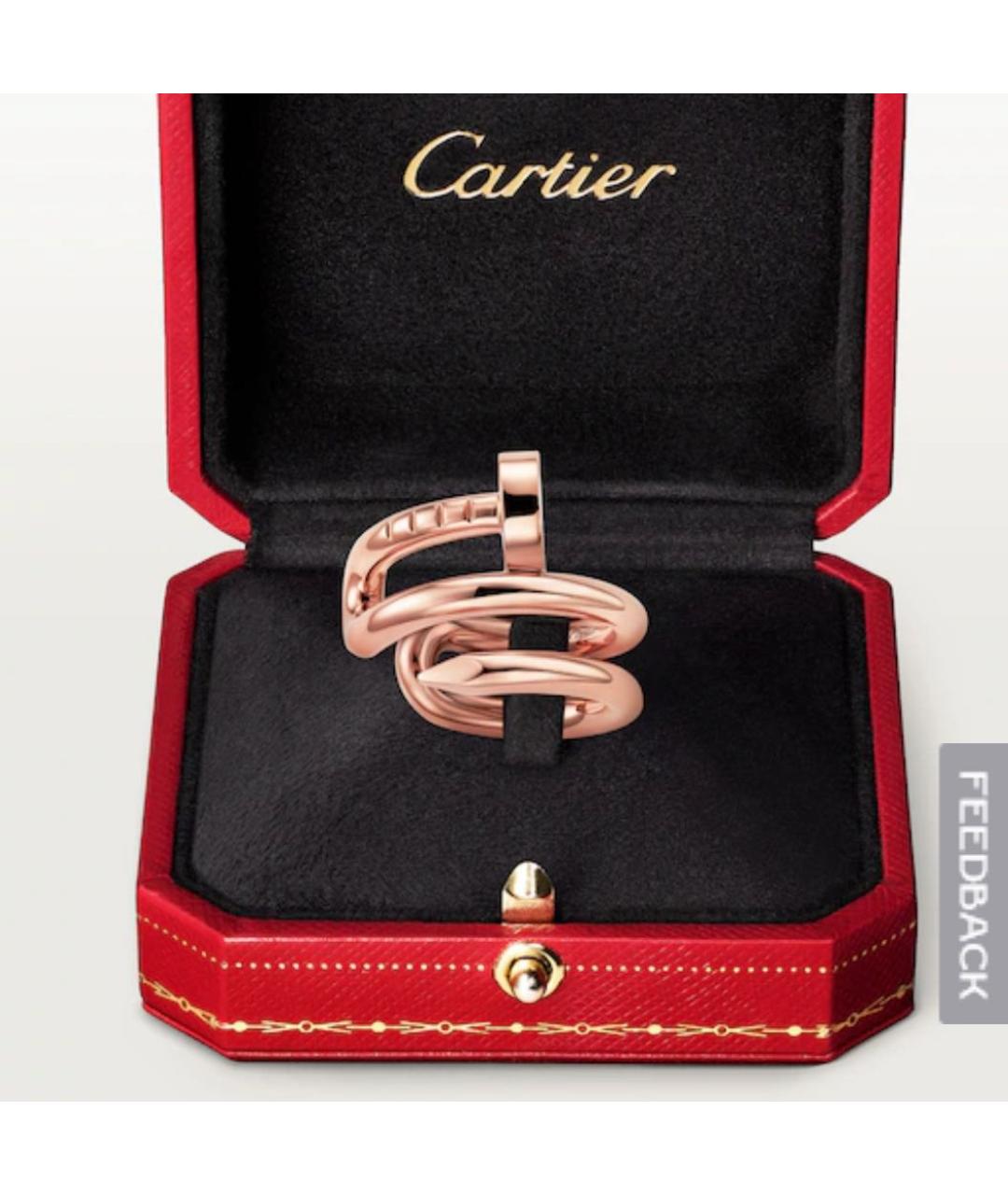 CARTIER Золотые серьги из розового золота, фото 5