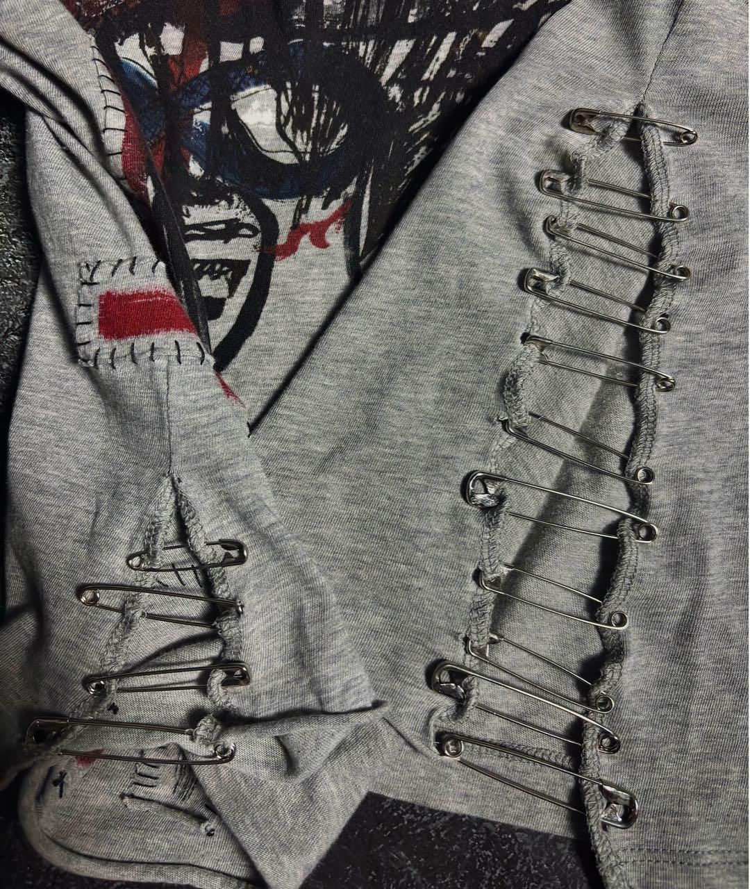 BALMAIN Серая хлопковая майка, фото 7