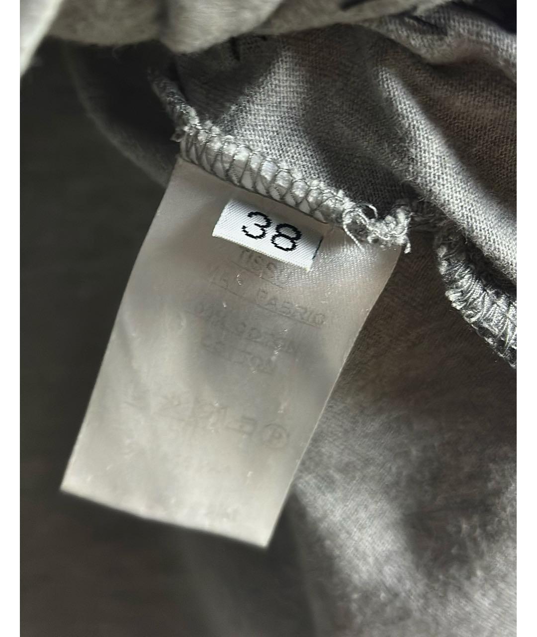 BALMAIN Серая хлопковая майка, фото 8