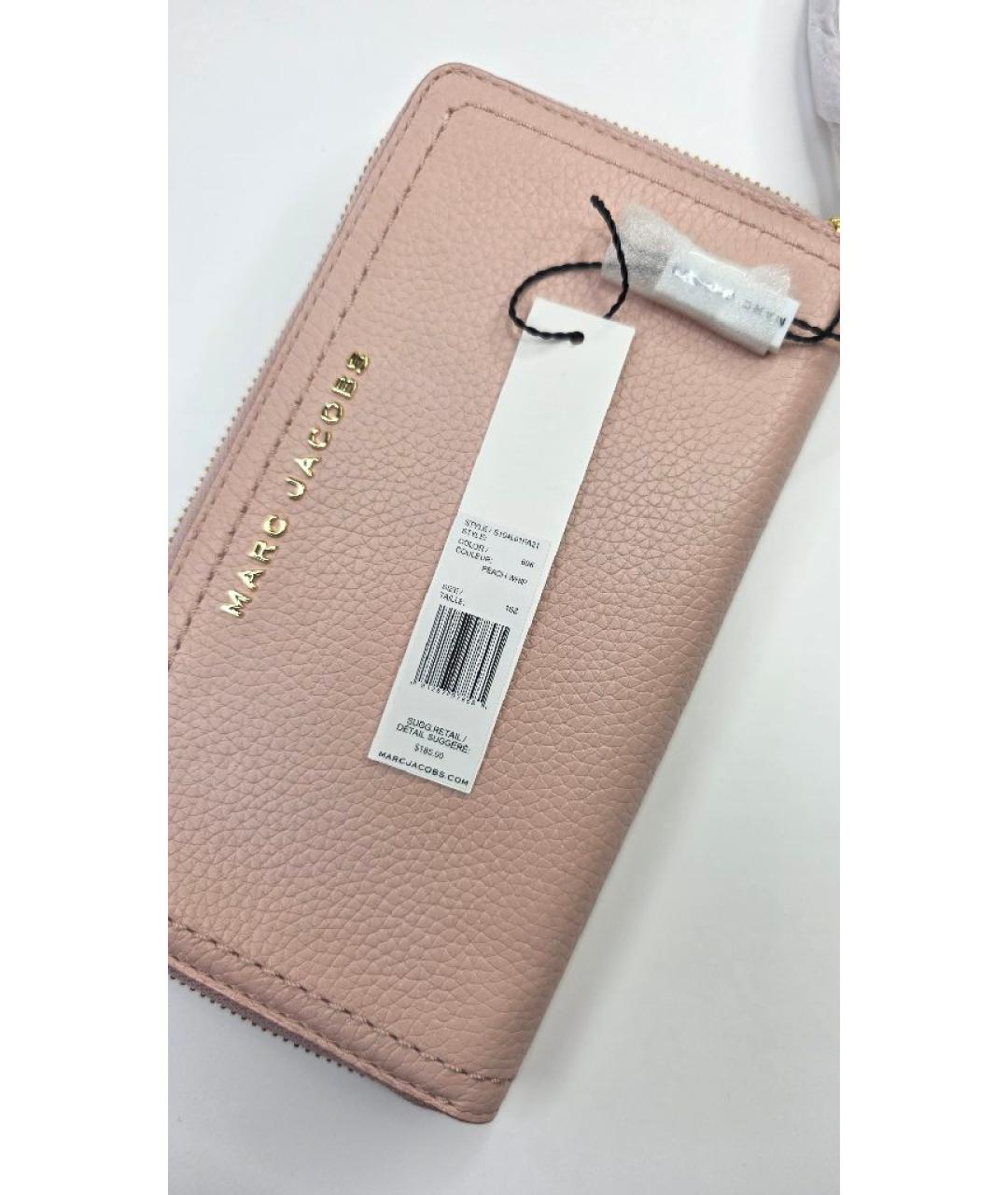 MARC JACOBS Розовый кожаный кошелек, фото 4