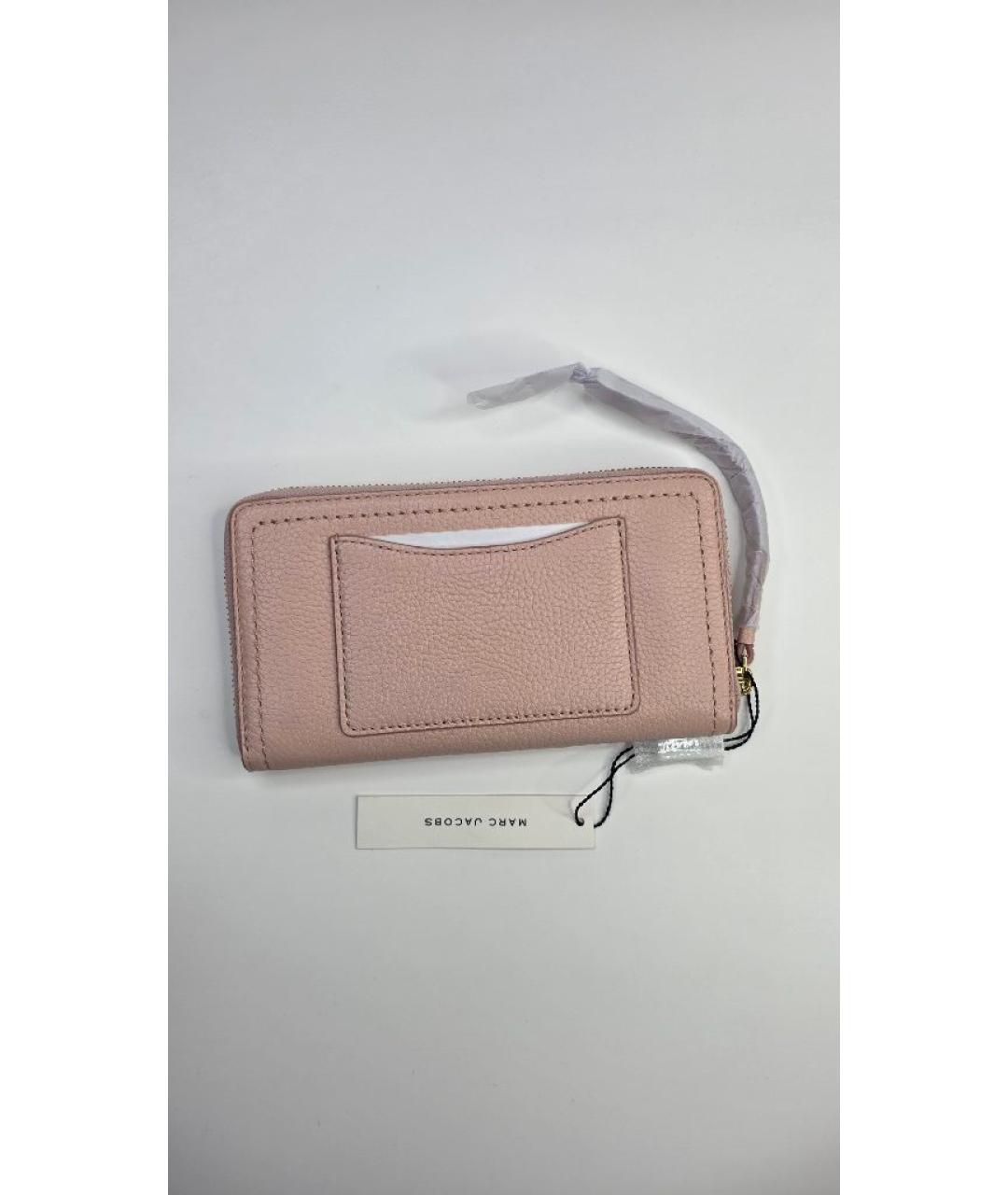 MARC JACOBS Розовый кожаный кошелек, фото 2