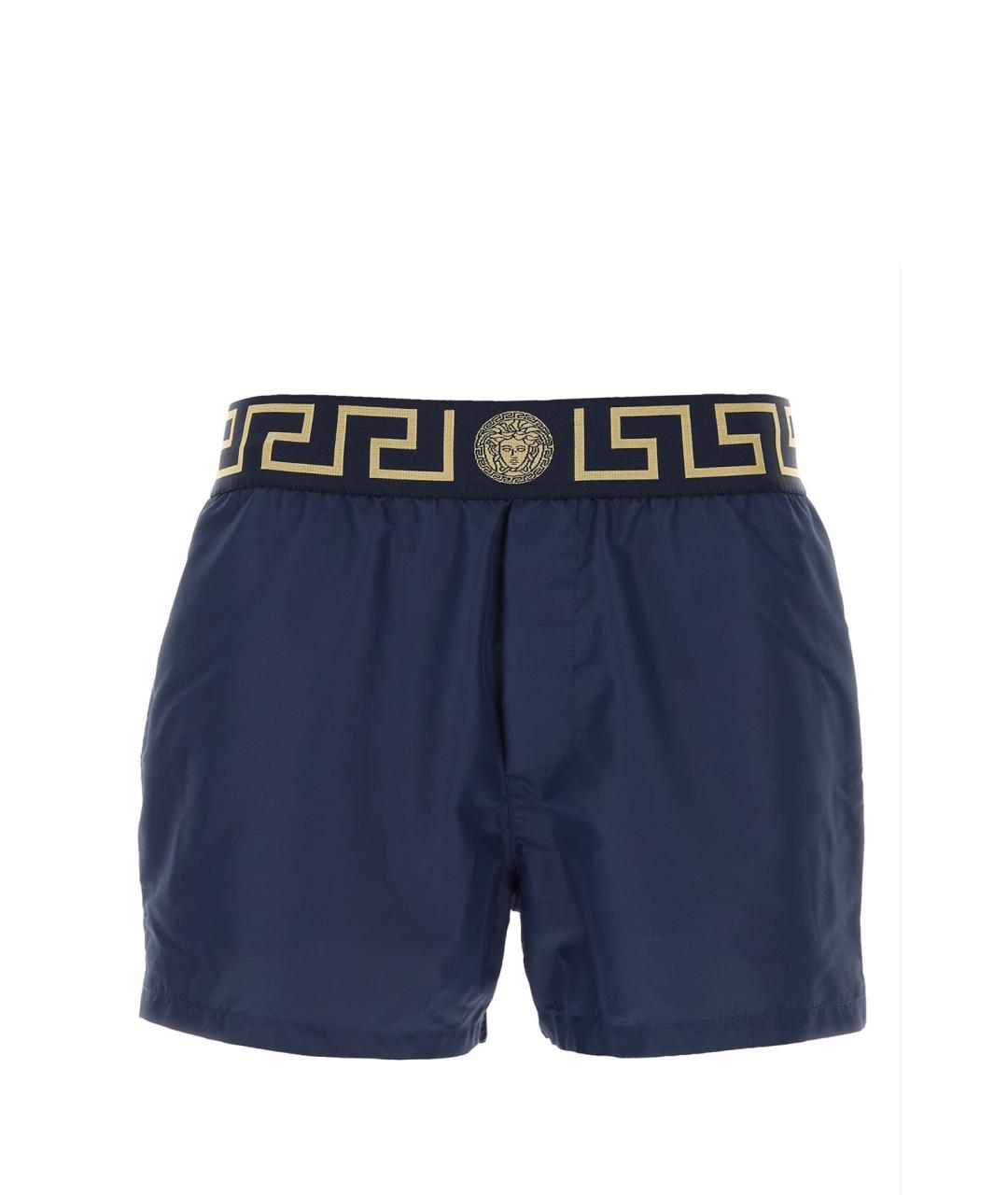 VERSACE Синие полиэстеровые плавки, фото 1