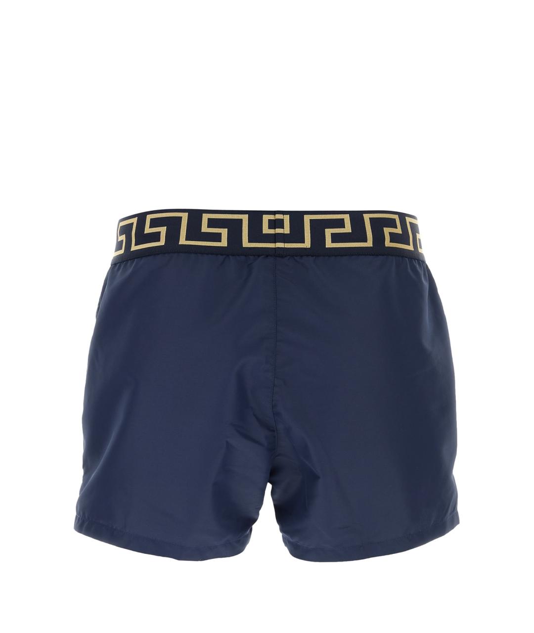 VERSACE Синие полиэстеровые плавки, фото 2