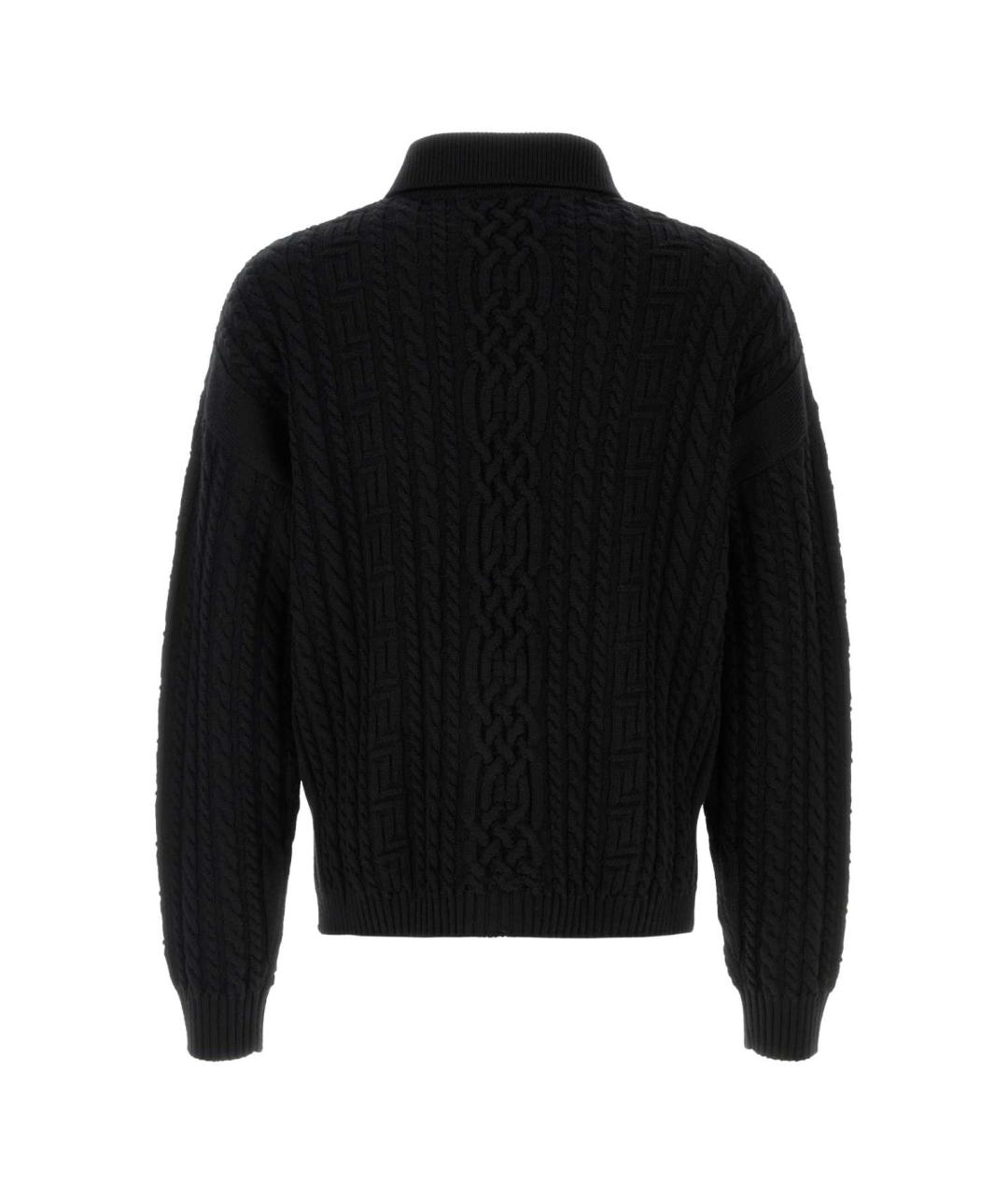 VERSACE Черный шерстяной кардиган, фото 2