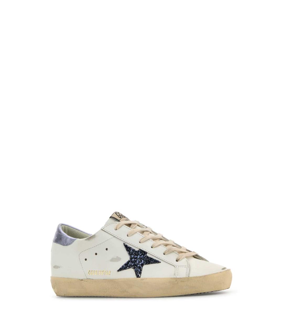 GOLDEN GOOSE DELUXE BRAND Белые кожаные кеды, фото 2