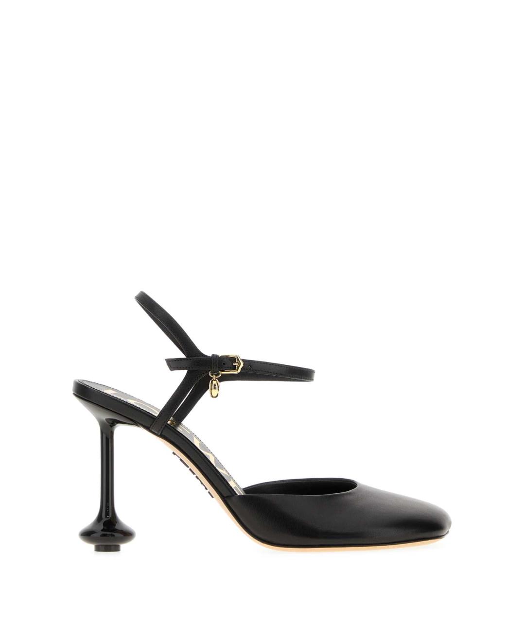 LOEWE Черные кожаные туфли, фото 1