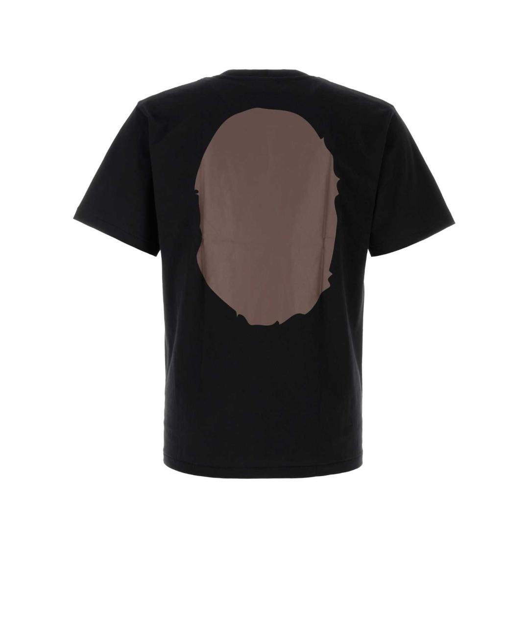 BAPE Черная хлопковая футболка, фото 2