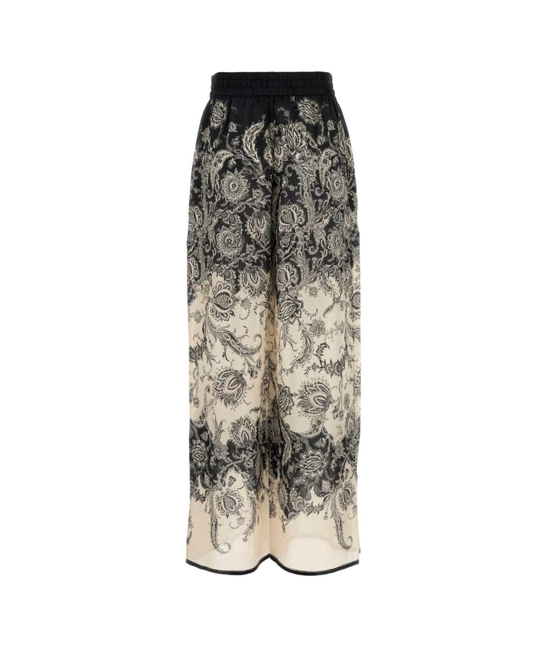 ZIMMERMANN Мульти шелковые прямые брюки, фото 2