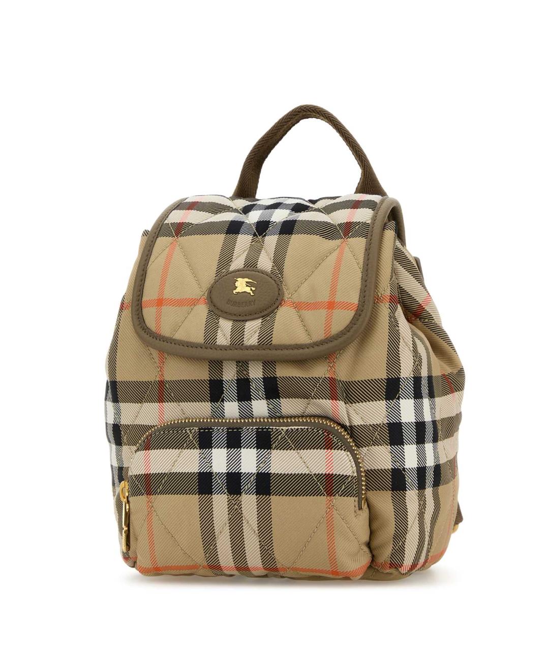 BURBERRY Бежевый синтетический рюкзак, фото 2