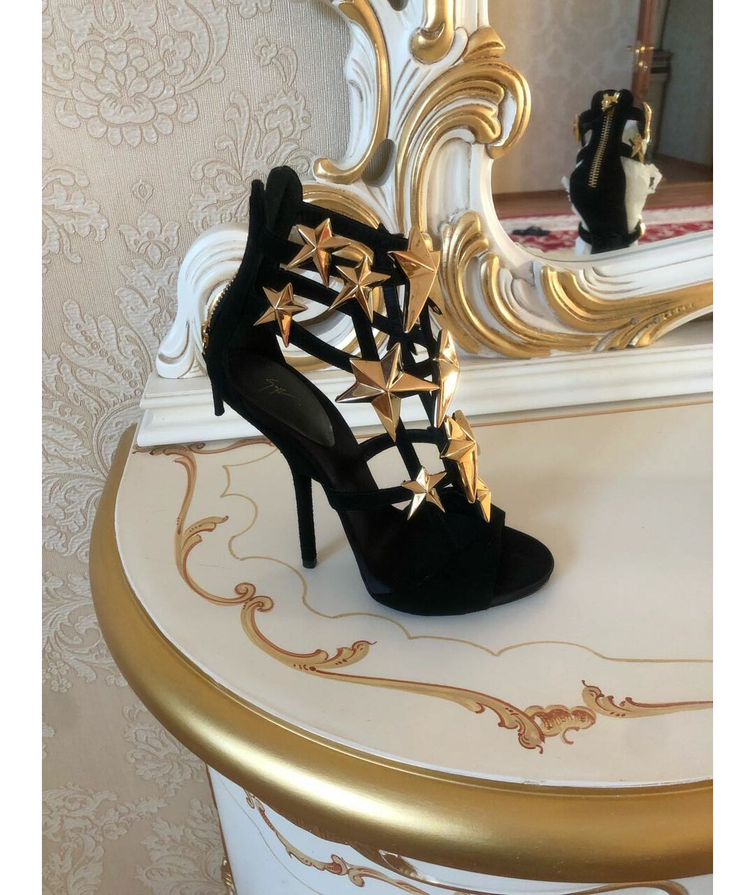 GIUSEPPE ZANOTTI DESIGN Черные босоножки, фото 7