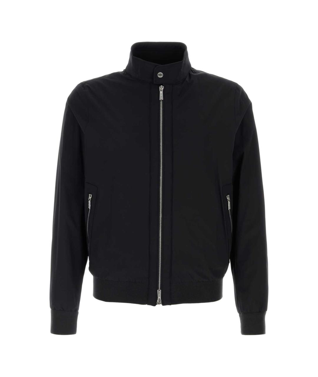 MOORER Синяя полиамидовая куртка, фото 1