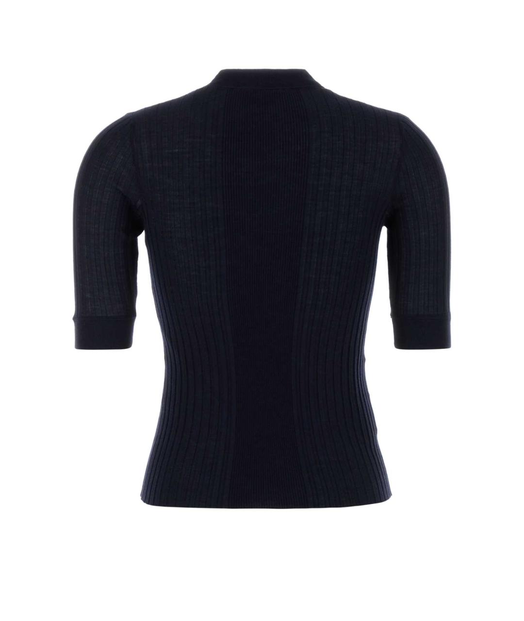 MIU MIU Синий шерстяной джемпер / свитер, фото 2