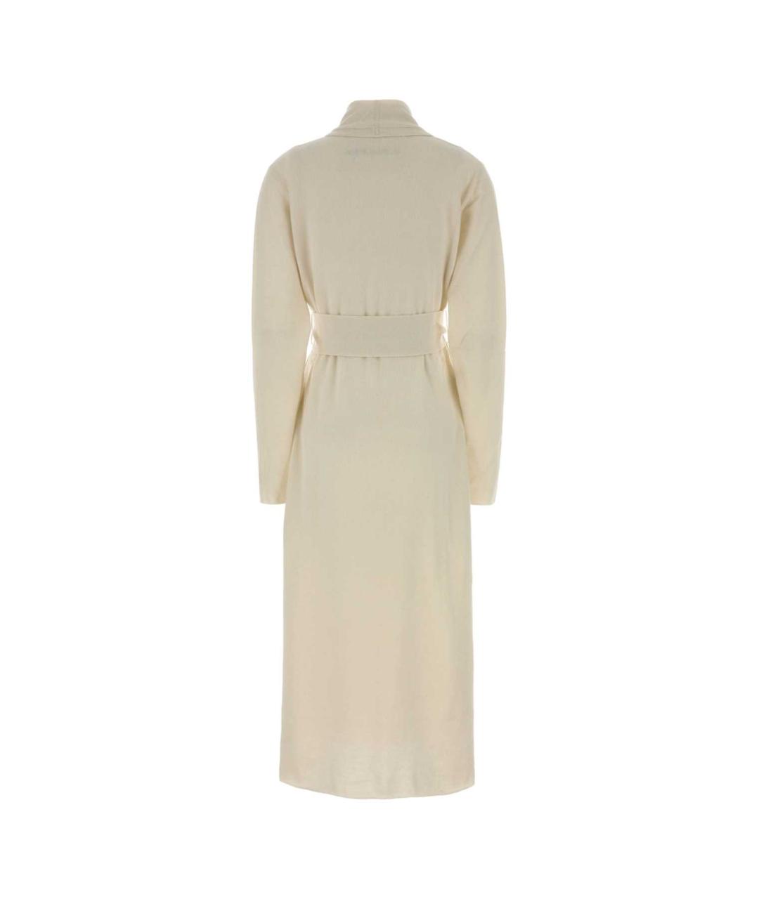 JIL SANDER Белый кашемировый кардиган, фото 2