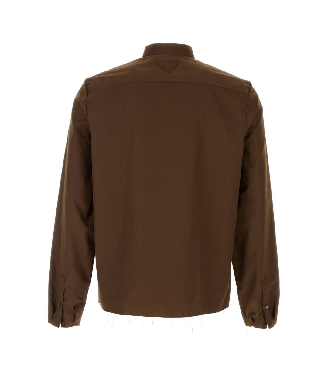 PRADA Коричневая кэжуал рубашка, фото 2