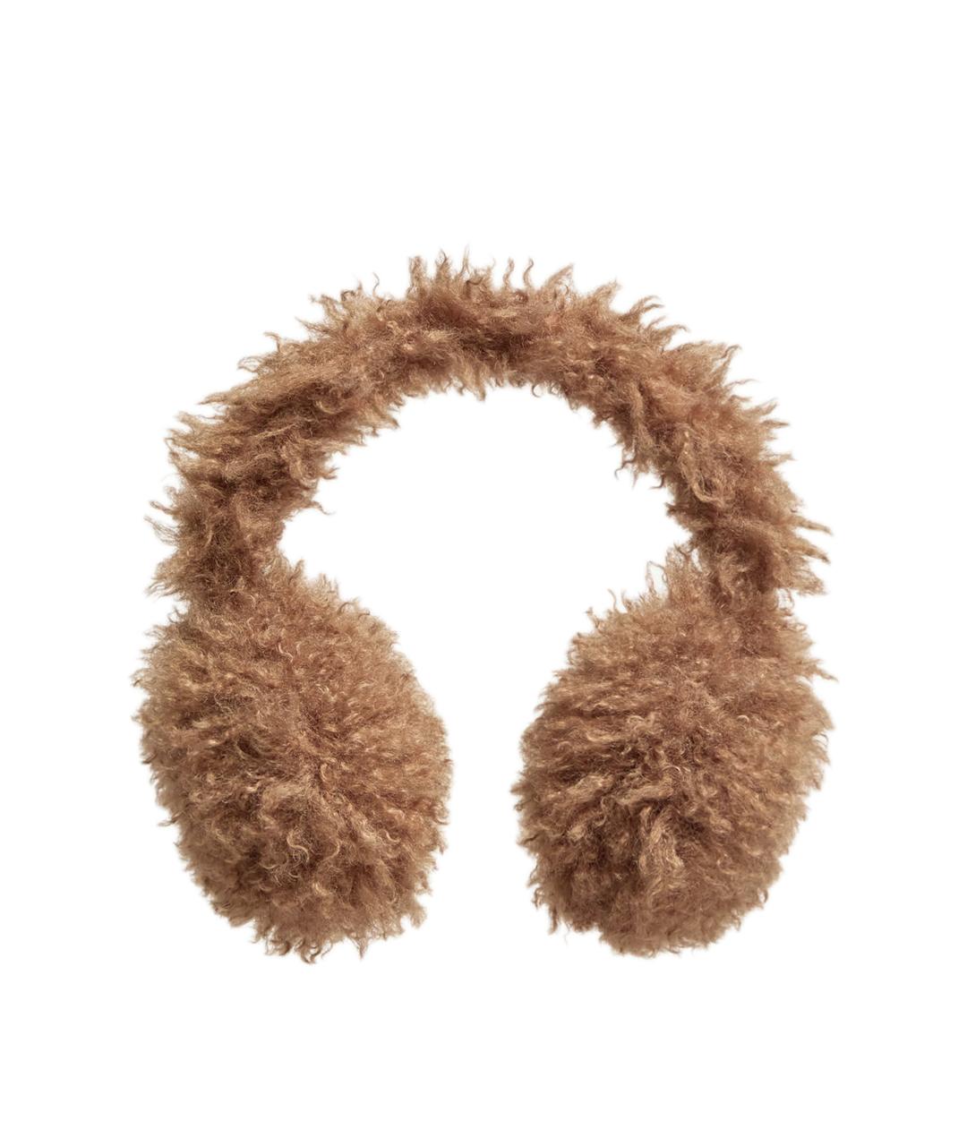 MONCLER Коричневые синтетические наушники, фото 1