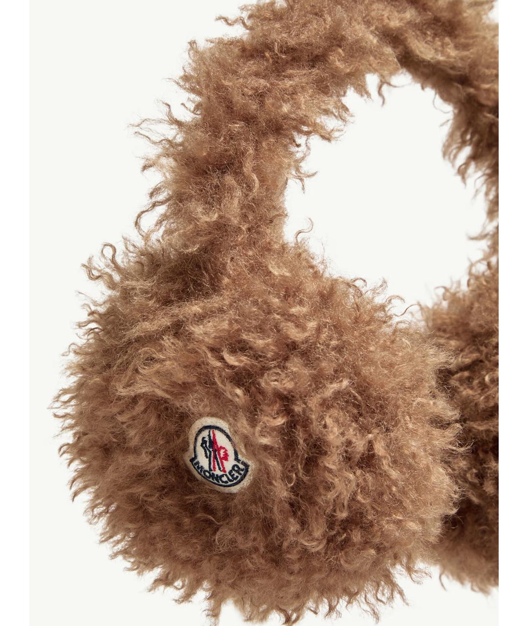 MONCLER Коричневые синтетические наушники, фото 3