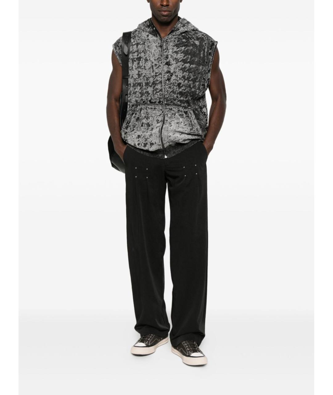 DIESEL Серый хлопковый жилет, фото 2