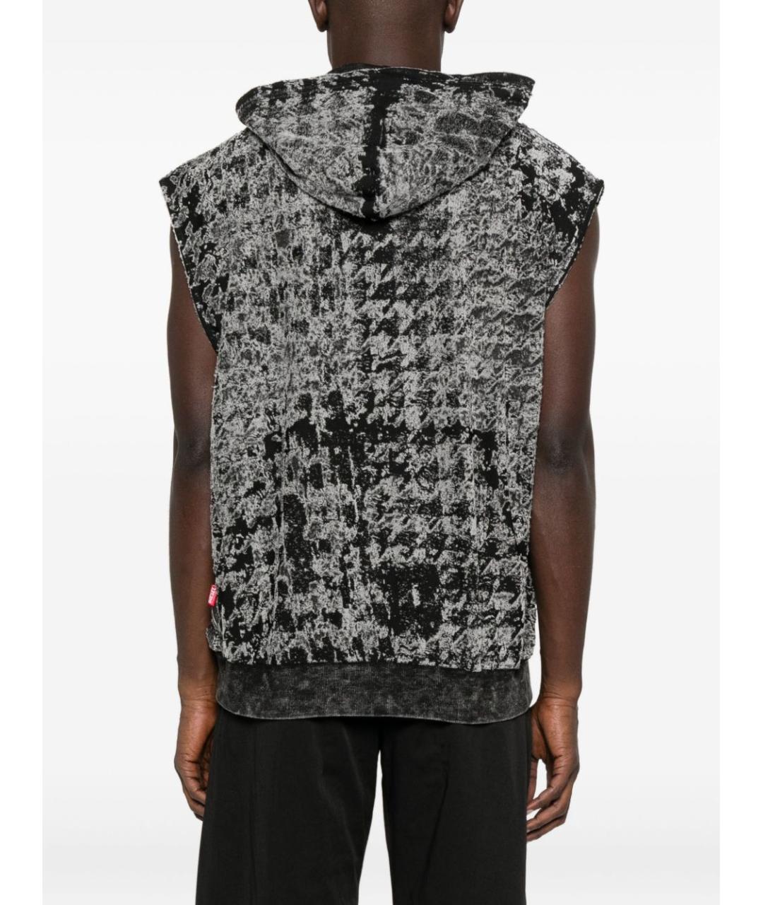 DIESEL Серый хлопковый жилет, фото 3