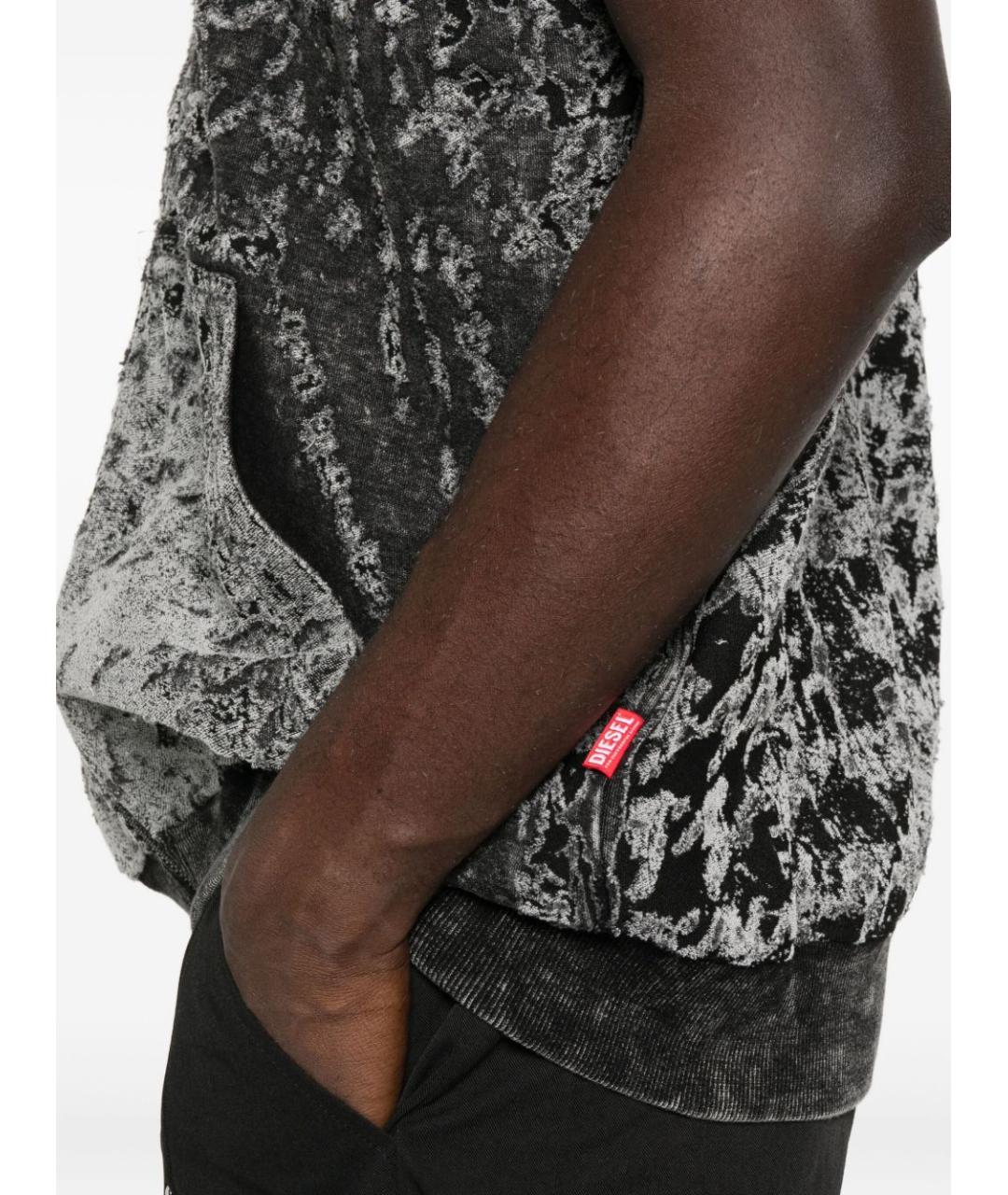 DIESEL Серый хлопковый жилет, фото 4