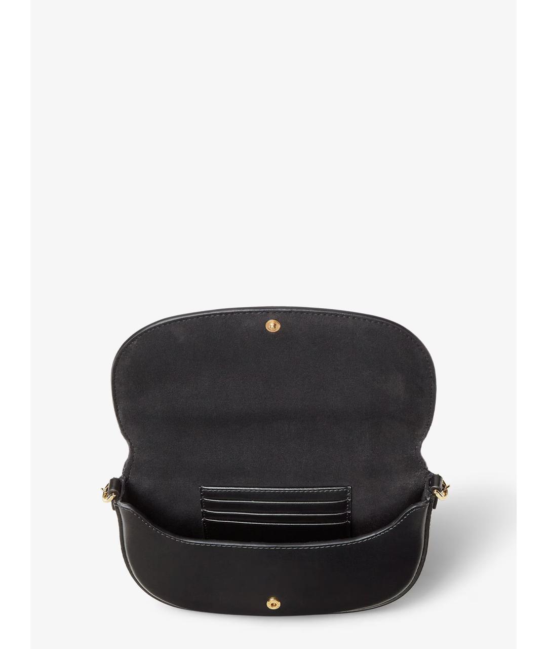 FENDI Черная кожаная сумка тоут, фото 5