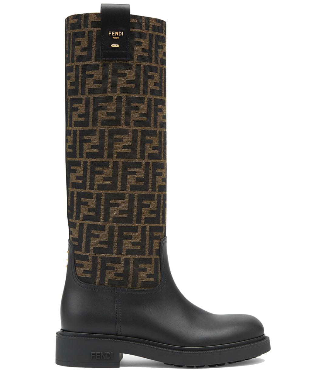 FENDI Мульти кожаные сапоги, фото 1