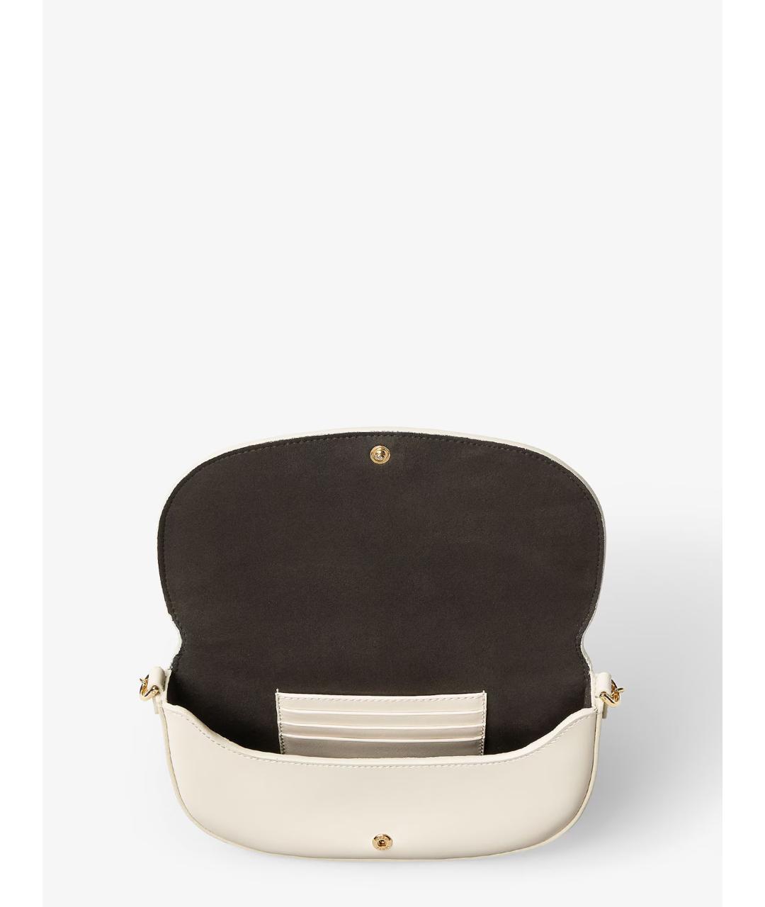 FENDI Белая кожаная сумка тоут, фото 5