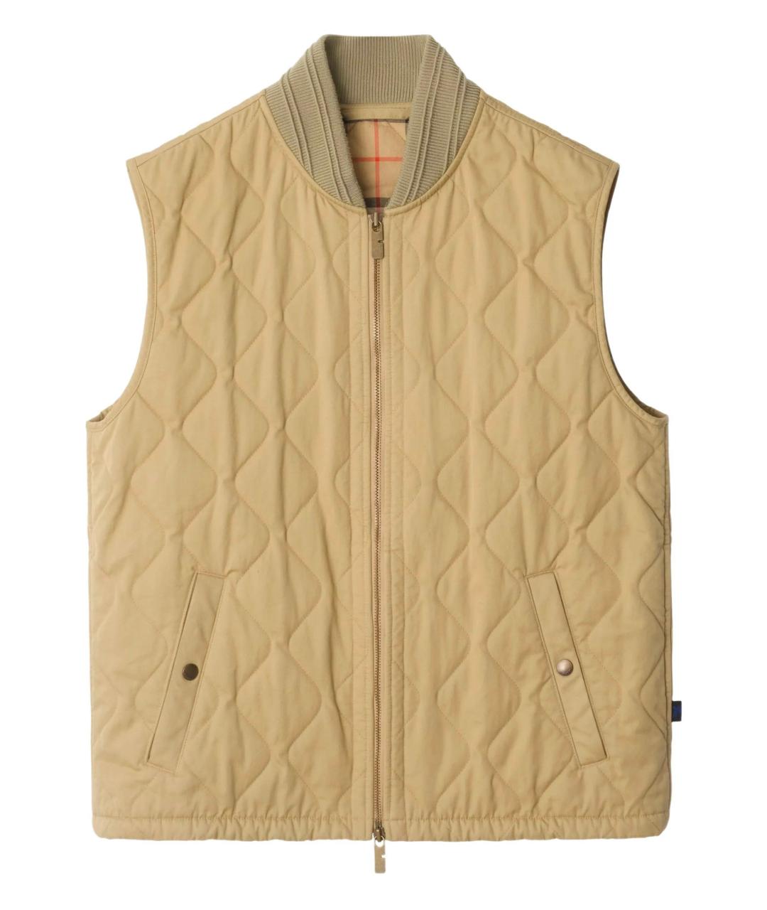 BURBERRY Бежевый жилет, фото 1