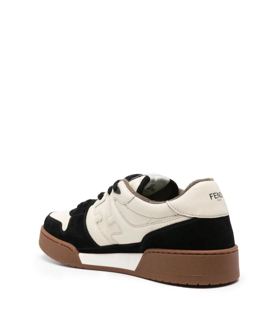 FENDI Мульти кожаные низкие кроссовки / кеды, фото 3