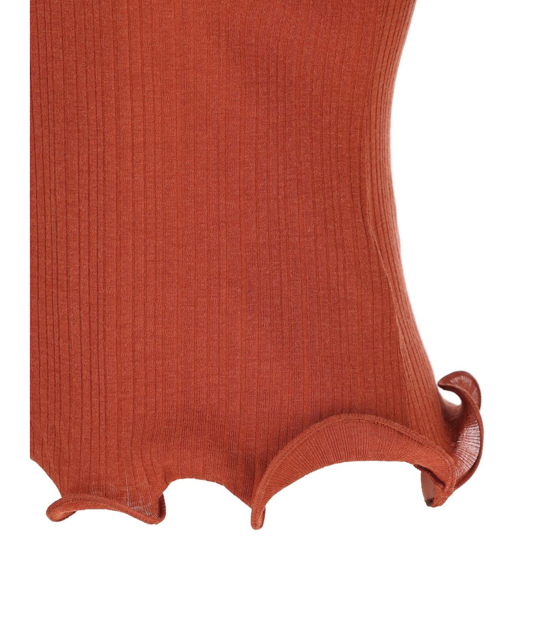 FENDI Красный полиэстеровый джемпер / свитер, фото 4