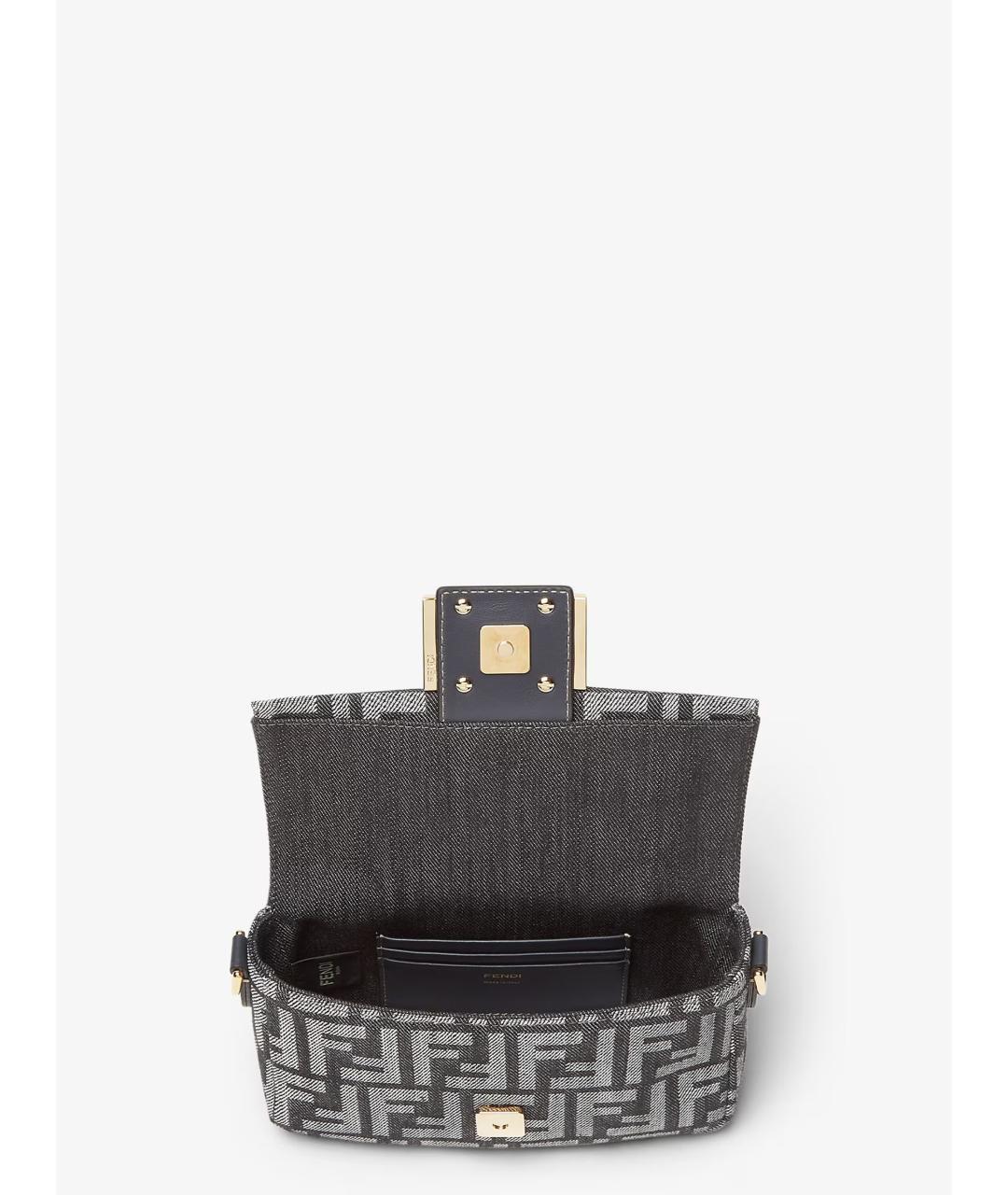 FENDI Антрацитовая сумка тоут, фото 4