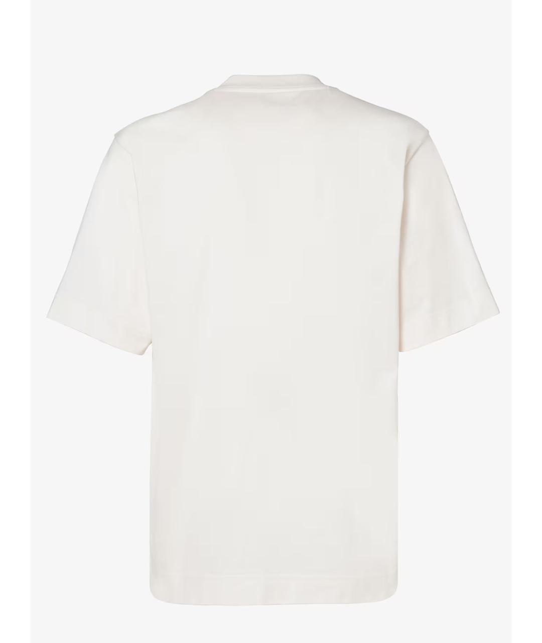 FENDI Белая хлопковая футболка, фото 2