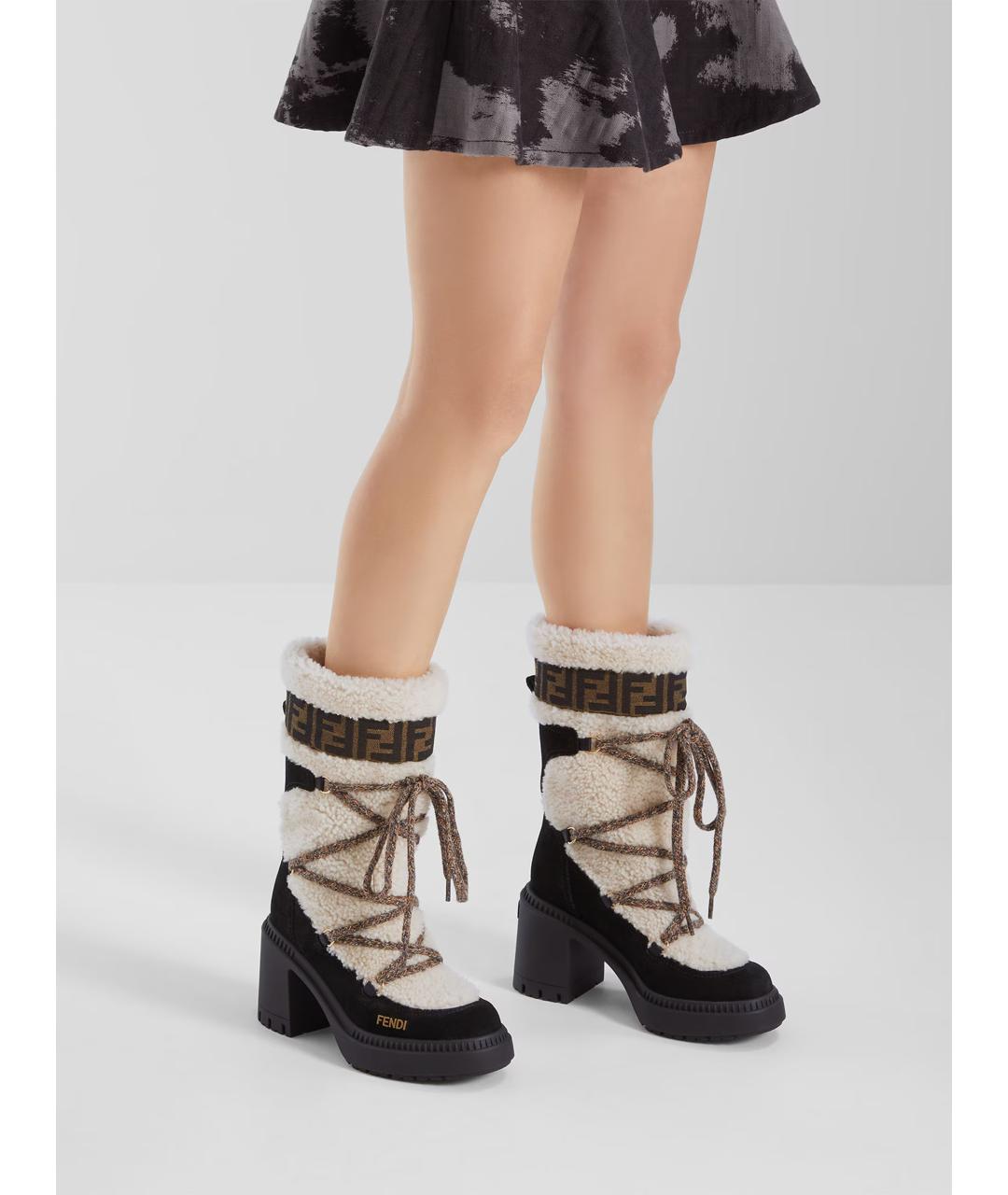 FENDI Мульти сапоги, фото 5