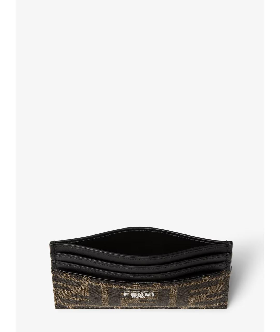 FENDI Коричневый кардхолдер, фото 3