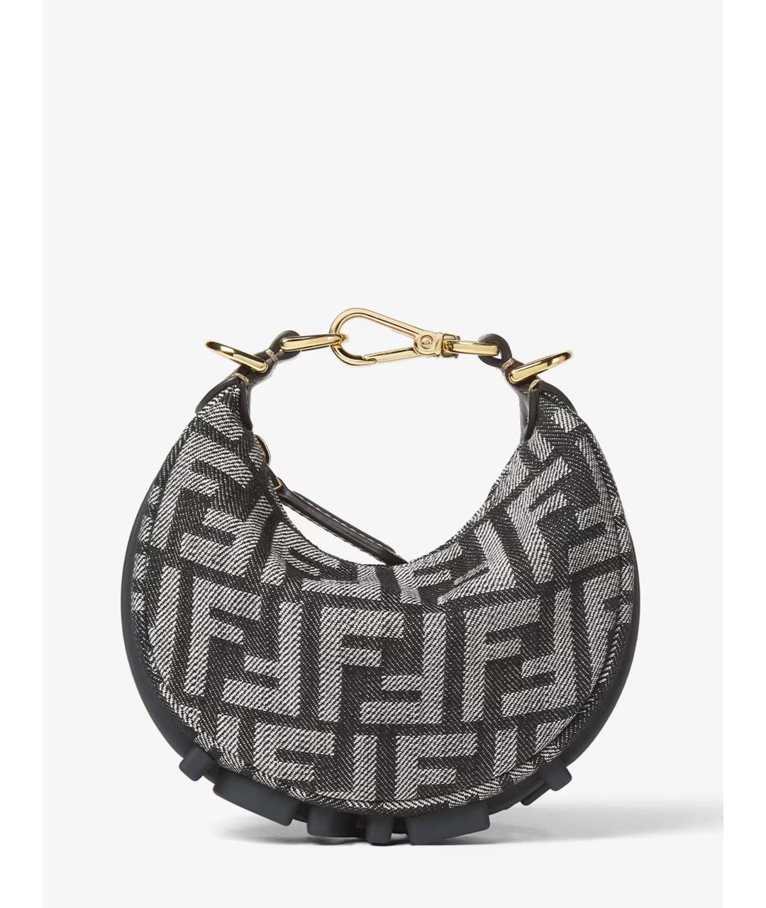 FENDI Синяя сумка с короткими ручками, фото 1