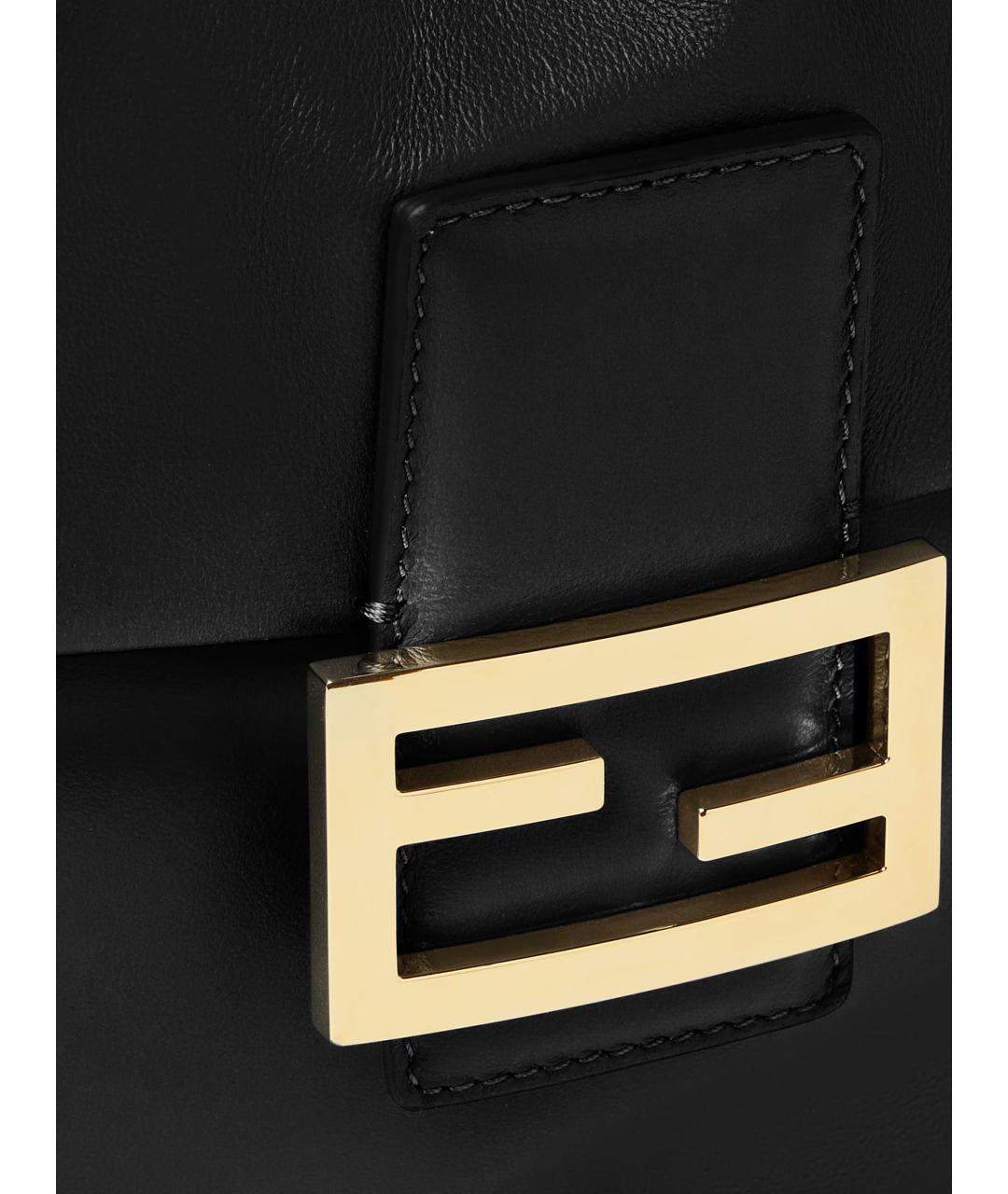 FENDI Черный кожаный рюкзак, фото 5