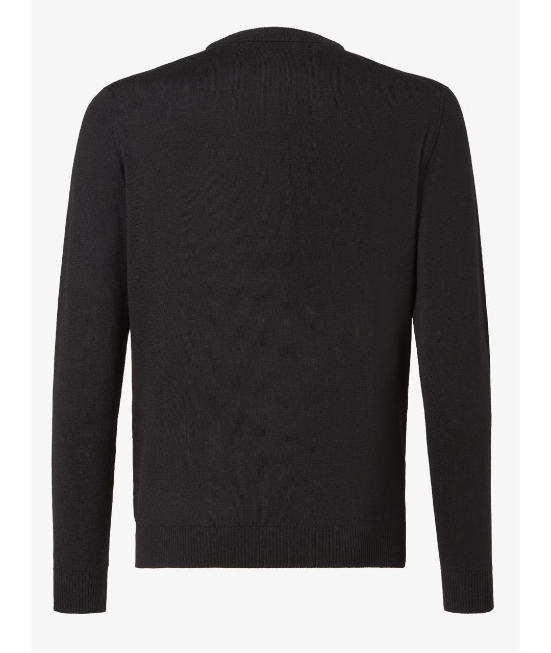 FENDI Черный шерстяной джемпер / свитер, фото 2