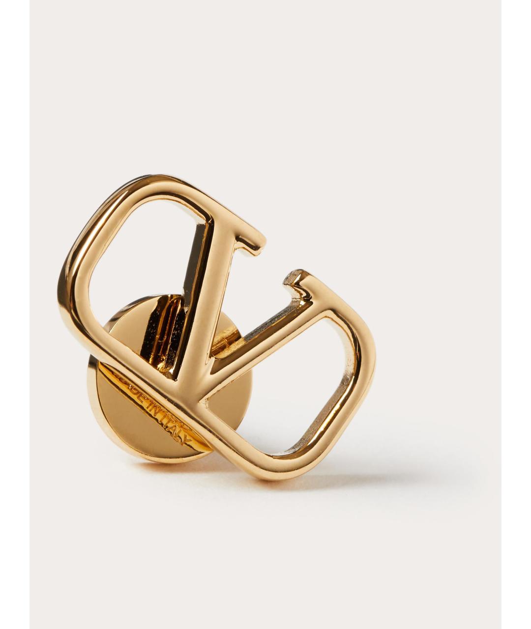 VALENTINO Золотые металлические серьги, фото 2